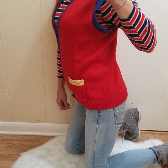 Pendleton Vtg Vest Colorblock Rare - Picture 6 of 8